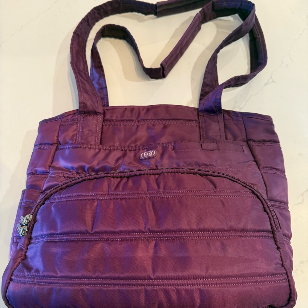 Lug Gallop Quilted Purple Tote